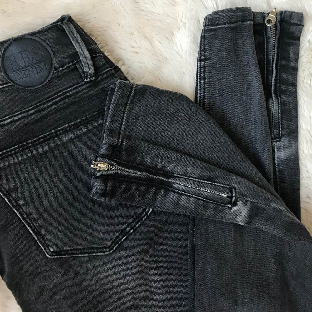 RES Denim / Grey Crop Jeans